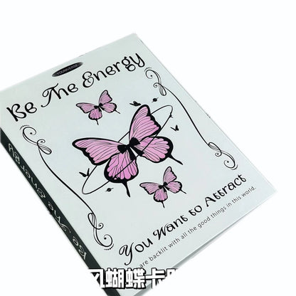 Cute Butterfly A5 Binder Photocard Holder Kpop Idol Photo Album Photocards Collect Book Album for Photographs Stationery