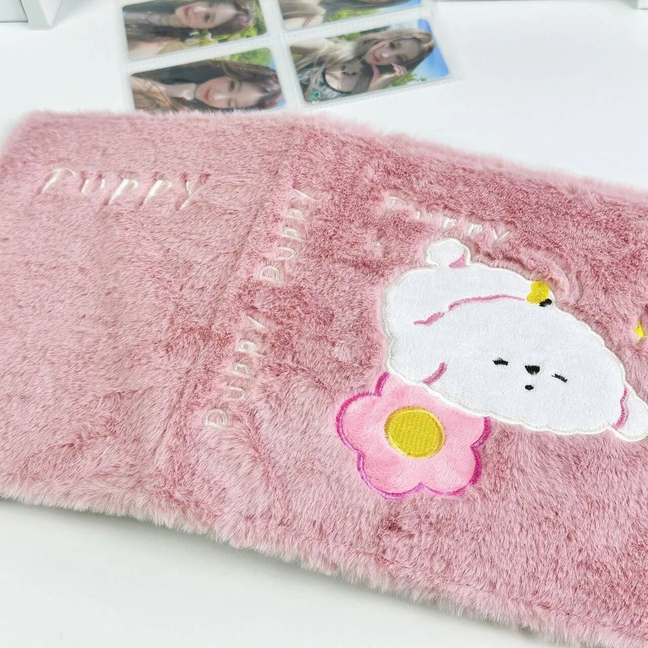 A6 Plush Binder Photocard Holder Kpop Idol Photo Album Photocards Collect Book Student Stationery Album Para Fotografias