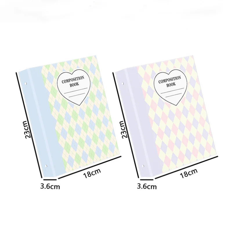 Rhombus A5 Binder Photocard Holder Kpop Idol Photo Album Photocards Collect Book Minimalist Student School Stationery