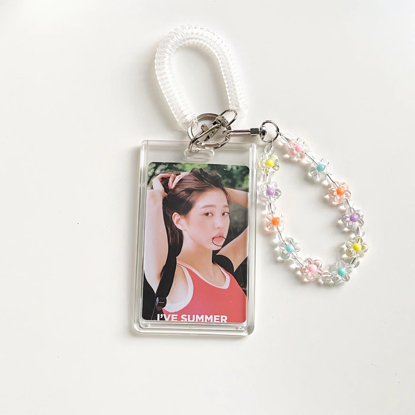 Crystal Butterfly 3inch Kpop Photocard Holder Photo Display Album Credit ID Card Bus Card Cover Keychains Protective Case