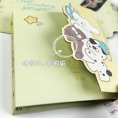 Cartoon A5 Binder Photocard Holder Kpop Idol Photo Album Photocards Collect Book Album for Photographs Kawaii Stationery