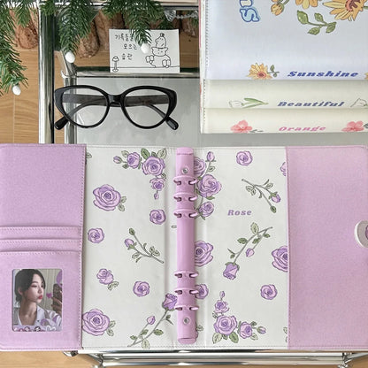 Kawaii Puppy A5 Binder Photocards Holder Kpop Idol Photo Album Photocards Collect Book Cards Storage Álbumes Para Fotos