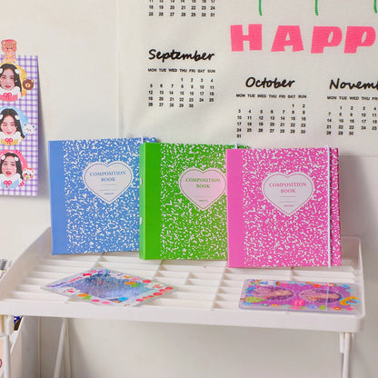 Cute A8 Kpop Photocard Binder Holder Collect Book Idol Photo Album with 10pcs 3 Inch Inner Pages Mini Pictures Album