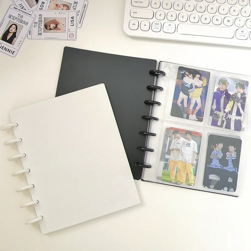 3inch Binder Photocard Holder Kpop Idol Photo Album Candy Color Photocards Collect Book Kawaii Albums for Photographs