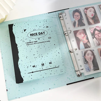 A4/A5 Binder Photocard Holder Kpop Idol Photo Album Collect Book Cute Stationery New Arrival Journal Dairy Picture Albums