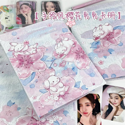 Butterfly A5 Kpop Idol Photo Album Binder Photocard Holder Collect Book Album for Photographs Kawaii School Stationery