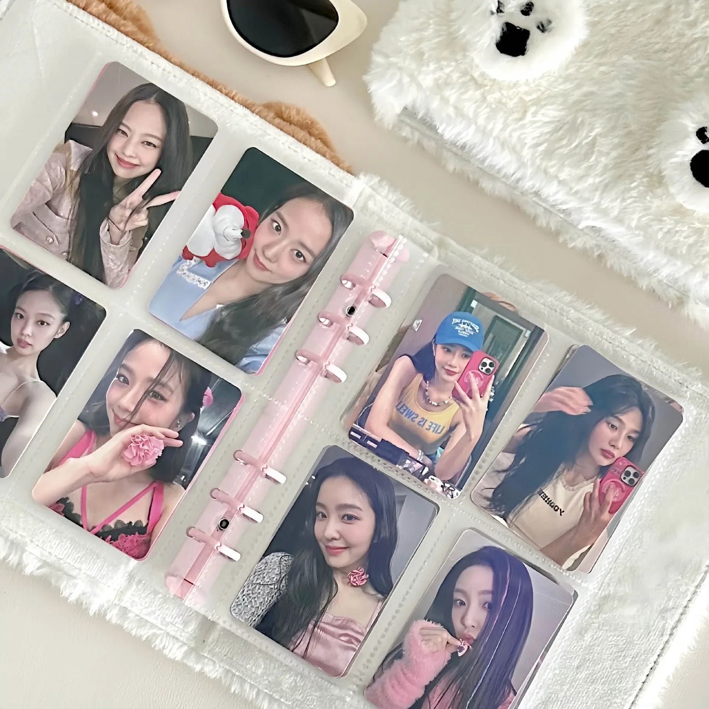 A6 Binder Photocard Holder Kpop Idol Photo Album Photocards Collect Book Kawaii Plush Student School Notebook Stationery