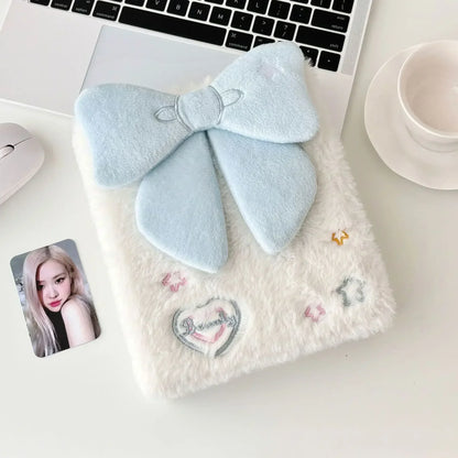 Plush A6 Binder Photocard Holder Kpop Idol Photo Album Photocards Collect Book Álbum Para Fotografías 포카포장용품 Фотоальбом