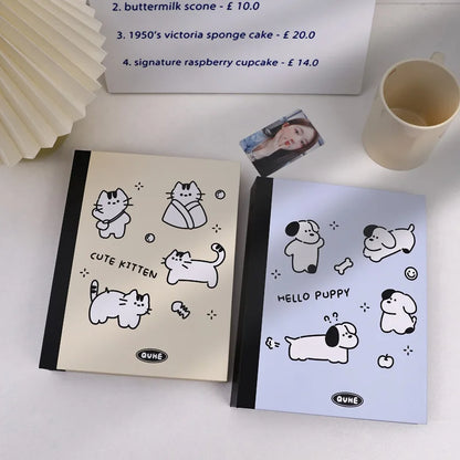 A5 Kpop Binder Photocards Holder Idol Photo Album Kawaii Cat Photocard Collect Book Korean Student School Stationery