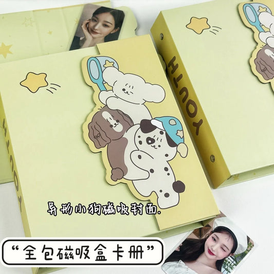 Cartoon A5 Binder Photocard Holder Kpop Idol Photo Album Photocards Collect Book Album for Photographs Kawaii Stationery