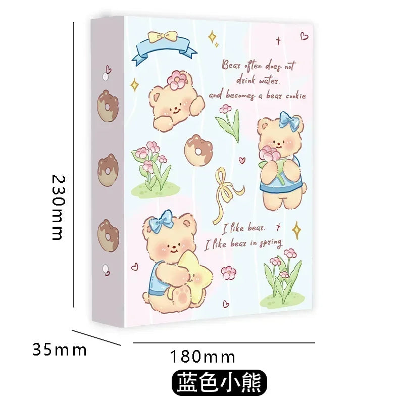 Cute Dog A5 Binder Photocard Holder Kpop Idol Photo Album Photocards Collect Book Album for Photographs Kawaii Stationery