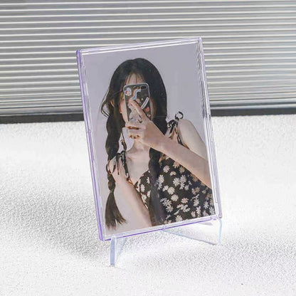 Hard card sleeve ins Wind HD transparent Gum card sleeve film protection cover Polaroid 3 "Love Bean album sleeve card