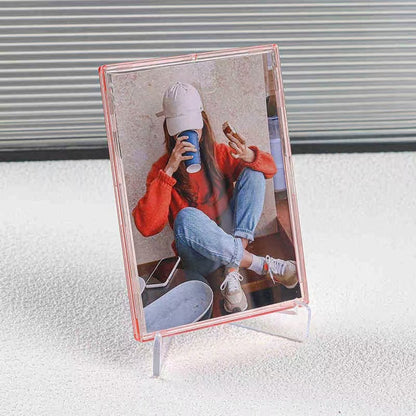 Hard card sleeve ins Wind HD transparent Gum card sleeve film protection cover Polaroid 3 "Love Bean album sleeve card