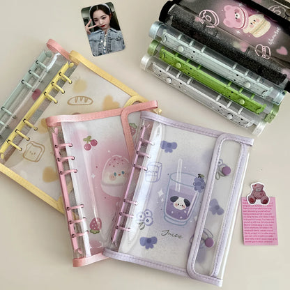 A6 Kpop Binder Photocard Holder Idol Photo Albums PVC Photocards Collect Book Kawaii Album School Stationery Supplies