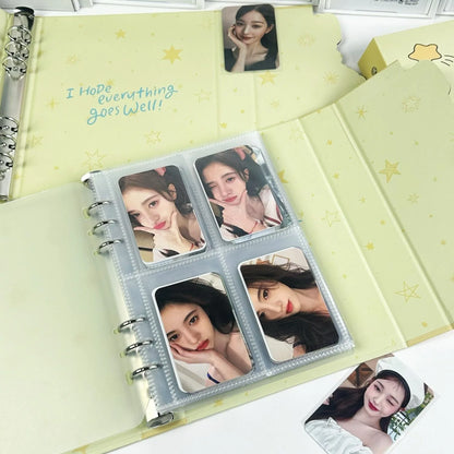 Cartoon A5 Binder Photocard Holder Kpop Idol Photo Album Photocards Collect Book Album for Photographs Kawaii Stationery