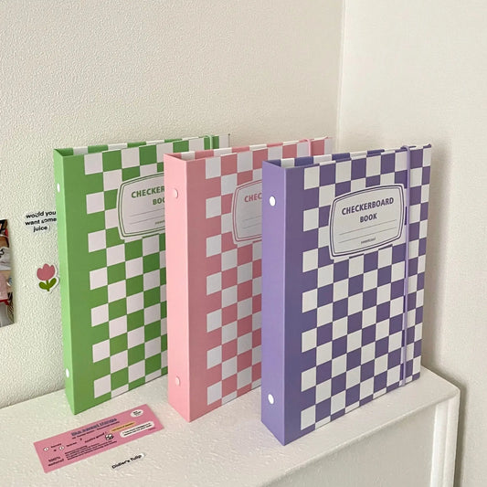 Kawaii A5 Binder Photocard Holder Kpop Idol Photo Album Collect Book Photo Card Storage Student Retro School Stationery