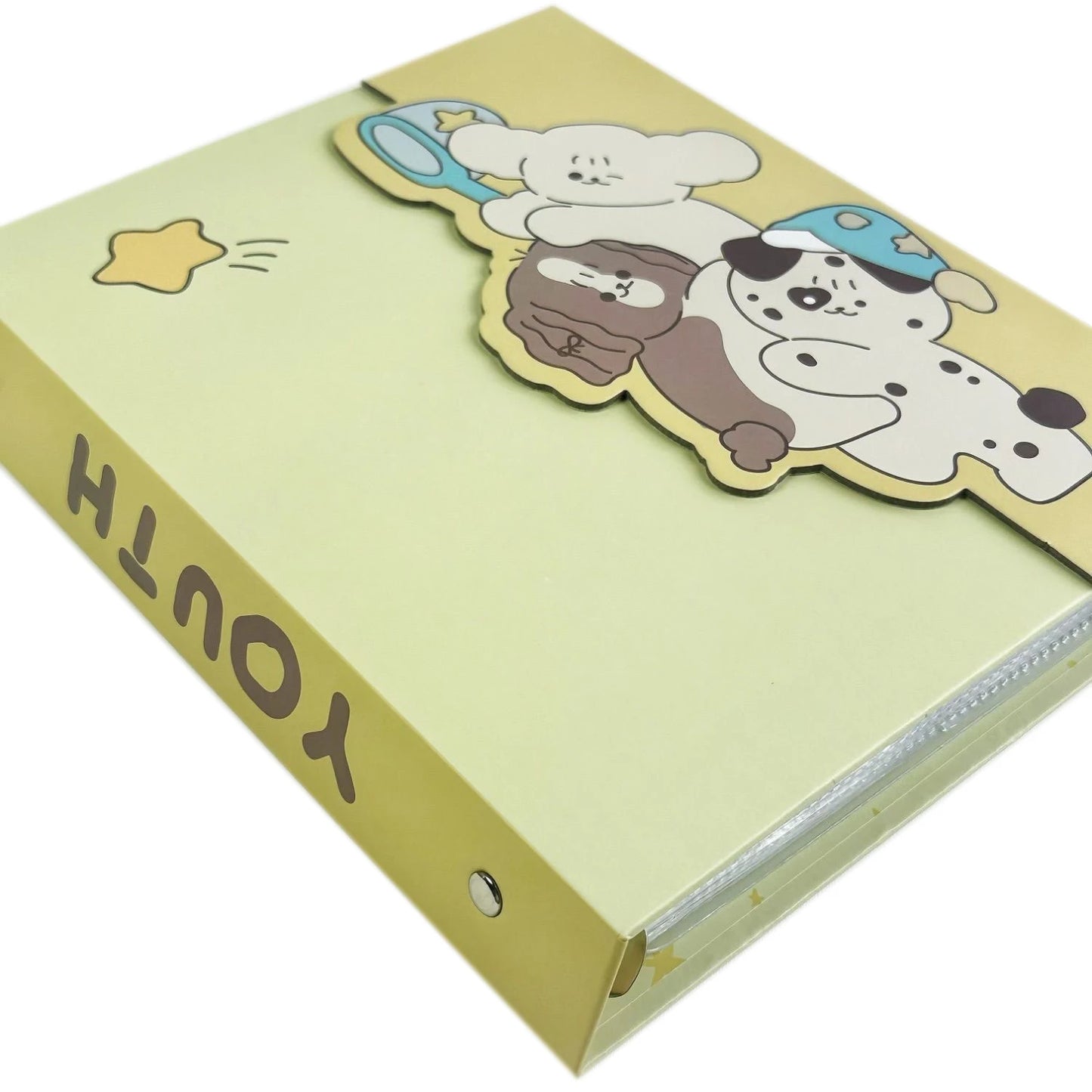 Cartoon A5 Binder Photocard Holder Kpop Idol Photo Album Photocards Collect Book Album for Photographs Kawaii Stationery