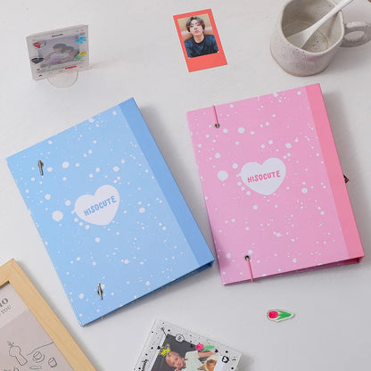 A5 Kpop Photocard Binder Holder Photo Card Collect Book Idol Photo Album Hardcover Student School Notebook Stationery