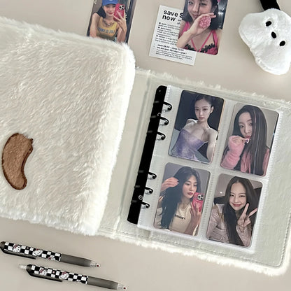 A6 Binder Photocard Holder Kpop Idol Photo Album Photocards Collect Book Kawaii Plush Student School Notebook Stationery