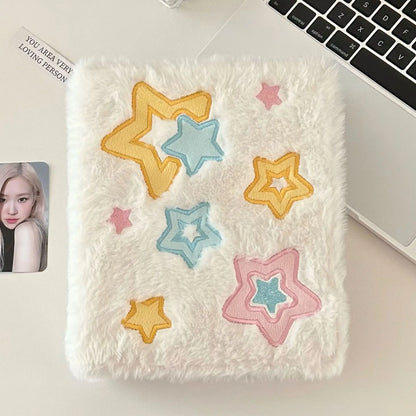 A6 Plush Binder Photocard Holder Kpop Idol Photo Album Photocards Collect Book Student Stationery Album Para Fotografias