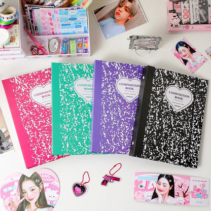 Colorful A5 Binder Photocard Holder Kpop Idol Photo Album Collect Book Picture Cards Storage Notebook School Stationery